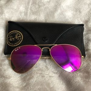 Rayban polarized aviators